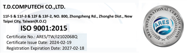 點擊下載 ISO 9001:2015 證書